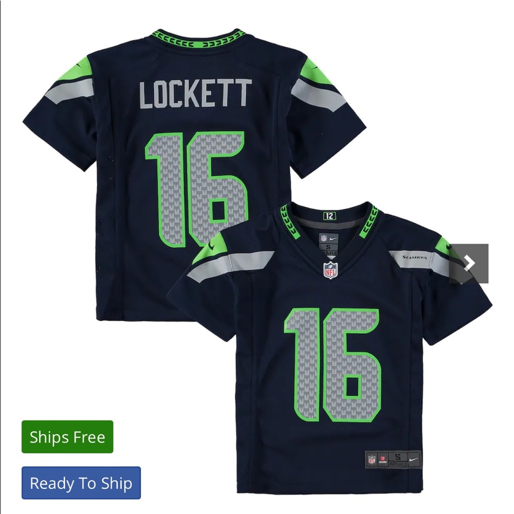 NFL official Seattle Seahawks Lockett Jersey